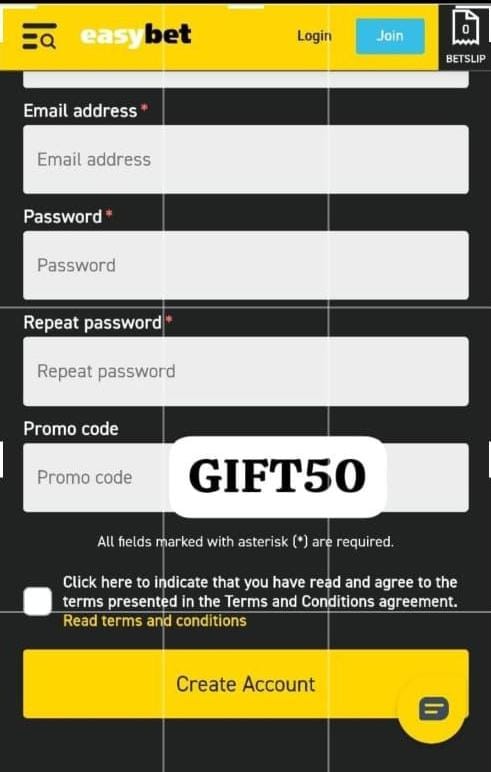 Register Easybet 💛 click here👇
 
ebpartners.click/o/dUrEqT

✅Promo Code :GIFT50

✅Get free R50 Voucher
🤘Get 25 Free Spins🤪
✌BetCode⚽️672975
🔥Kick off 12.00🔥🍏🔥