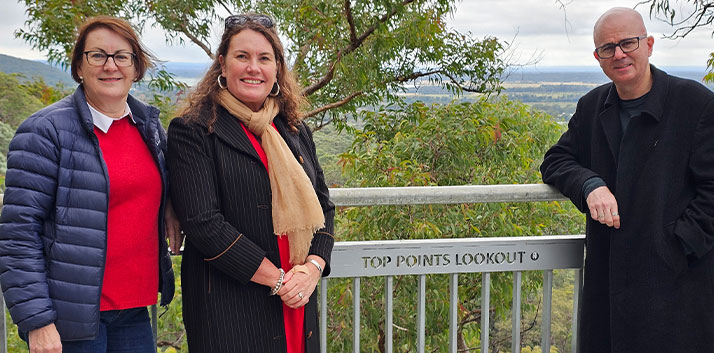 The new Lapstone Zig Zag Track and Top Points Lookout in the lower Blue Mountains has now officially opened, making significant heritage features more accessible. Read the full story at bit.ly/4e4H3q3