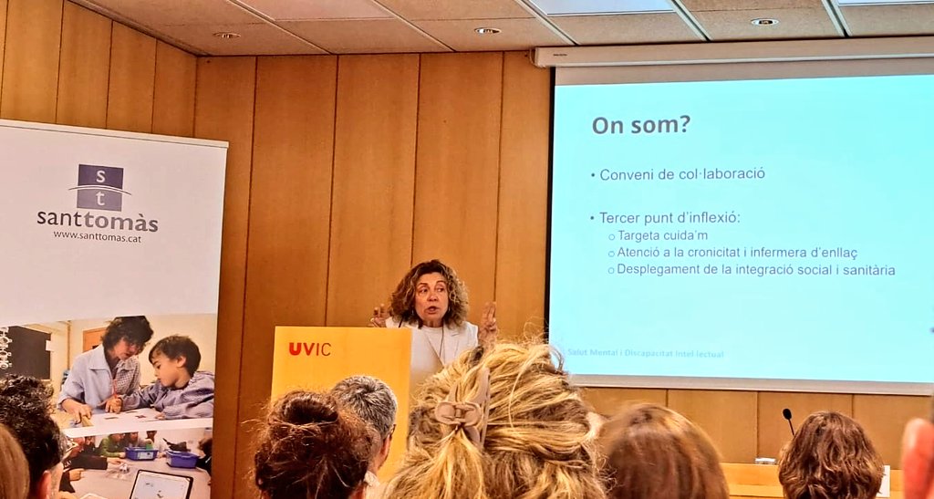 EAP Santa Eugènia (@eapeugeniaberga) on Twitter photo La directora <a href="/eapeugeniaberga/">EAP Santa Eugènia</a>,<a href="/anna_ribas_c/">Anna Ribas Casals</a> participa a la Jornada de Salut Mental I Discapacitat Intel·lectual, organitzada <a href="/SantTomas_/">Sant Tomàs</a> : AP a la residència Riudeperes: un cas d'èxit. Recorregut de 25 anys integrant l'atenció social i sanitària <a href="/icscat/">ICS. Generalitat</a> <a href="/icscatcentral/">ICS Catalunya Central</a> La directora <a href="/eapeugeniaberga/">EAP Santa Eugènia</a>,<a href="/anna_ribas_c/">Anna Ribas Casals</a> participa a la Jornada de Salut Mental I Discapacitat Intel·lectual, organitzada <a href="/SantTomas_/">Sant Tomàs</a> : AP a la residència Riudeperes: un cas d'èxit. Recorregut de 25 anys integrant l'atenció social i sanitària <a href="/icscat/">ICS. Generalitat</a> <a href="/icscatcentral/">ICS Catalunya Central</a>