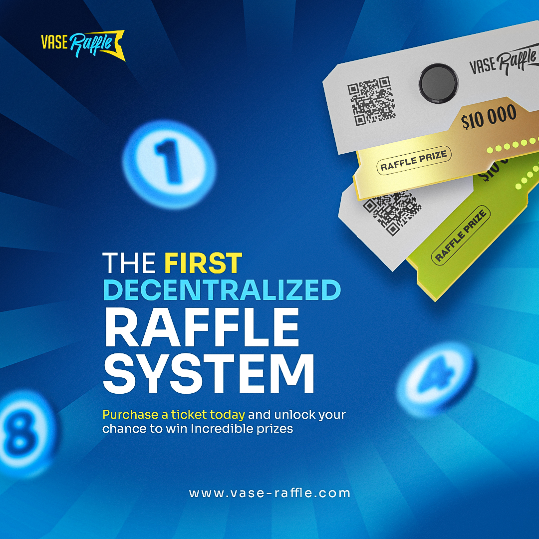 Are you ready to experience the thrill of winning? Purchase a ticket for our exclusive Vase Raffle today and unlock your chance to win incredible prizes! Dive into the world of blockchain excitement with us. 
Join Beta: forms.gle/zdVctBSq8nigxm…

#NFT #BlockchainGaming #RaffleFun