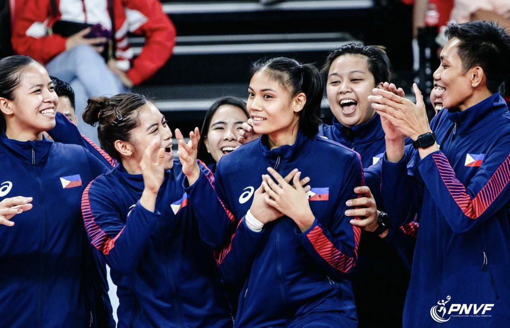 HUYY!! Bakit mas nakaka iyak yung makita reaction ni Eya para kay Angel!! 😭 She must be very proud at this moment after they’ve announced Angel’s name as Best Opposite Spiker.🥹🇵🇭

Sobrang nakaka attached yung bond nyo.
ILYSM @eyalaureee @AngelCanino_ 🫶🏻

#AVCChallengeCup2024