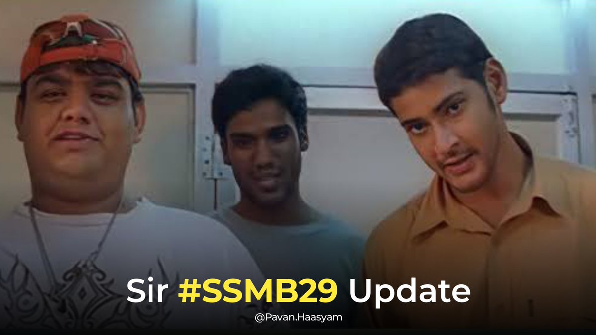 @ssrajamouli Sir #SSMB29 Update

@RRRMovie @BaahubaliMovie @ssk1122