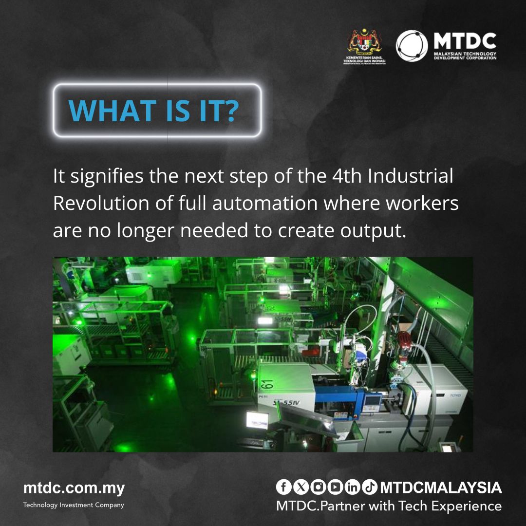 mtdcmalaysia's tweet photo. Are dark factories an unachievable ideal, or can they turn into reality?
Swipe to learn more about the next step in automation and the 4th Industrial Revolution.
#MTDCMALAYSIA #MOSTI #TECHNOLOGY #CITRAMTDC #MTDCPartnerWithTechExperience #deeptech #darkfactories https://t.co/7ptOcjxrYY