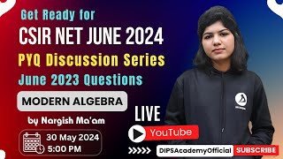 dipsacademymath's tweet image. Get ready for CSIR NET June 2024 Exam with PYQ Discussion Series - Dec 2023 exam questions.

Set Reminder now: youtube.com/live/gKs30drhL… 

📅 Date: 30 May (Thursday)
⌚ Time: 05:00 PM

#csirnet #maths #questiondiscussion #modernalgebra #ElectionResults2024 #DhruvRathee