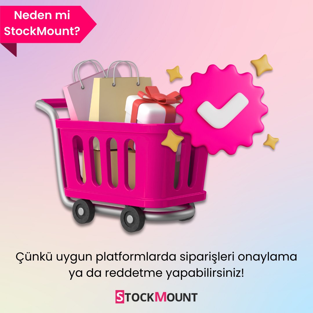 🛍️🚀 StockMount, işletmenizi yönetmenin en etkili yolunu sunuyor! Uygun platformlarda siparişleri hızlıca onaylama veya reddetme yeteneğiyle iş süreçlerinizi optimize edin. Daha fazla kontrol, daha fazla verimlilik! Detaylar için hemen bize ulaşın!

#StockMount #SiparişYönetimi
