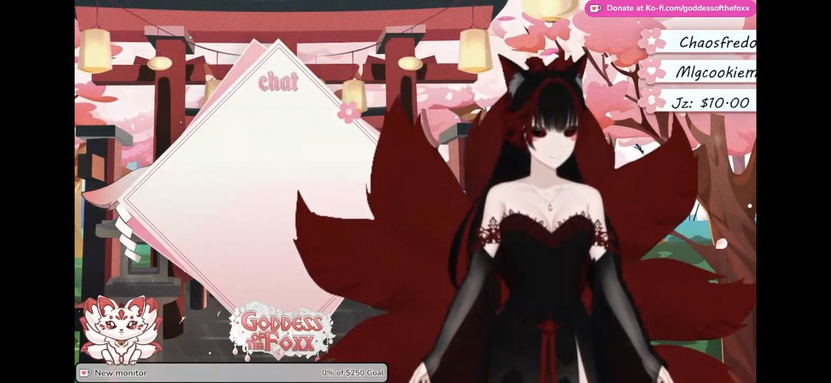 _FoxGoddess's tweet photo. @azuukichan This is my vtube character! Her normal and demon self! Thank you so much for the opportunity! https://t.co/deOntkqpu2