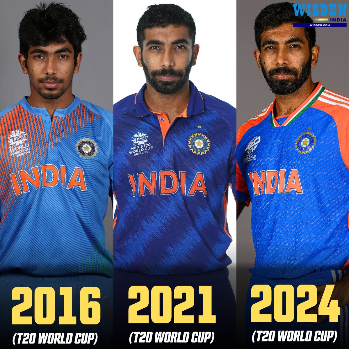 2016 T20 World Cup - 4 wickets in 5 matches. 2021 T20 World Cup - 7 wickets in 5 matches. Jasprit Bumrah is all set for the 2024 T20 World Cup 👏 #JaspritBumrah #India #INDvsPAK #Cricket #T20WorldCup