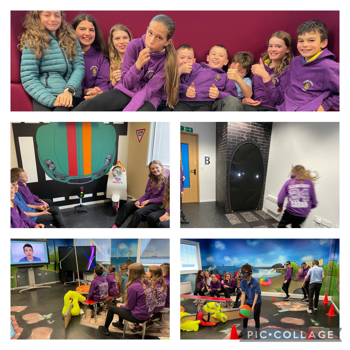 P7 had a brilliant time at Absafe learning about everything safety from road, rail & water to drugs, alcohol & fire. Thank you @AbsafeAberdeen !