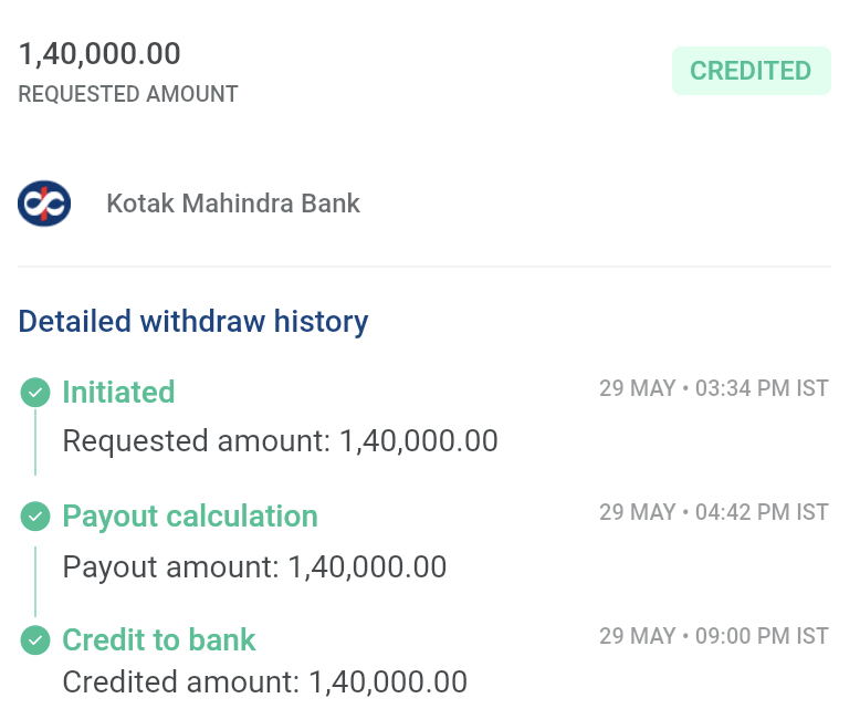 gurjota's tweet photo. Bank brokers are way more convenient than Zerodha when it comes to funds withdrawal.

I place a withdrawal request with @kotakneo and receive funds on the same day without any limit up to 1 lakh like Zerodha.

Trading profit made by 3:30pm normally hits my bank account by 9pm (based on the cash balance I'm holding).