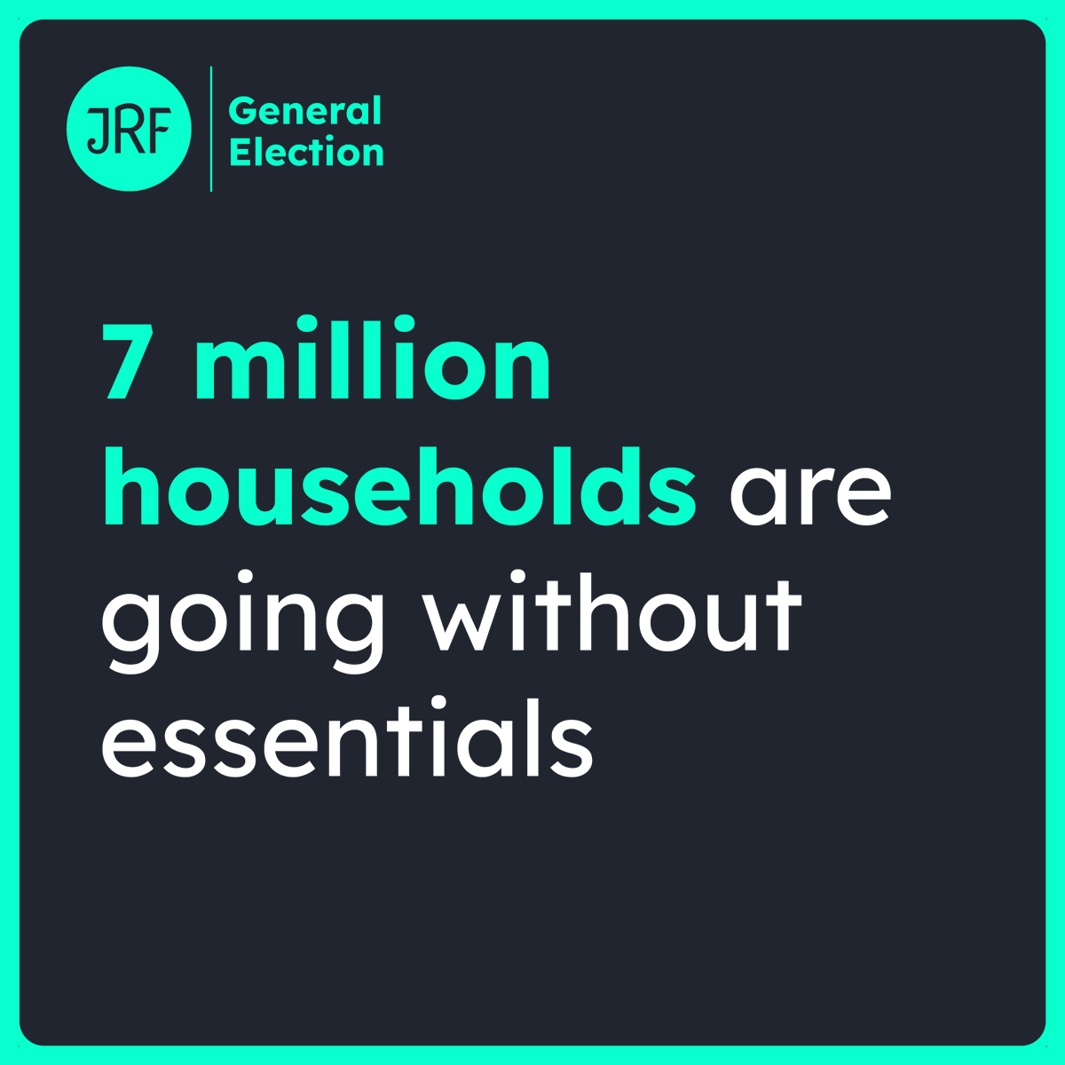 📣 All political parties must explain how they will tackle hardship. The latest findings from our cost-of-living survey, out today, found the number of households going without essentials hasn't dropped below 7 million since May 2022. This is unacceptable. #GE24 (1/4)