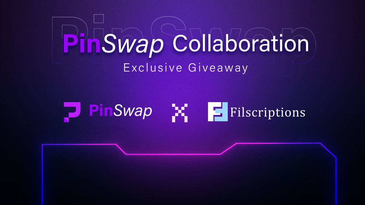 PinSwap (@pinswap_iotex) on Twitter photo We are thrilled to collaborate with
<a href="/filscriptions/">Filscriptions</a>
🚀 Collaboration #Giveaway 🚀
☄️Giving away 5x Pinlist spots (#FreeMint)
🎁 5winners
⏰ 48H
1️⃣ Follow
<a href="/pinSwap_ioTex/">PinSwap</a>
<a href="/filscriptions/">Filscriptions</a>
2️⃣ Join🔻
t.me/PinSwap_IoTex
3️⃣ Tag 3 friends below 👇 We are thrilled to collaborate with
<a href="/filscriptions/">Filscriptions</a>
🚀 Collaboration #Giveaway 🚀
☄️Giving away 5x Pinlist spots (#FreeMint)
🎁 5winners
⏰ 48H
1️⃣ Follow
<a href="/pinSwap_ioTex/">PinSwap</a>
<a href="/filscriptions/">Filscriptions</a>
2️⃣ Join🔻
t.me/PinSwap_IoTex
3️⃣ Tag 3 friends below 👇