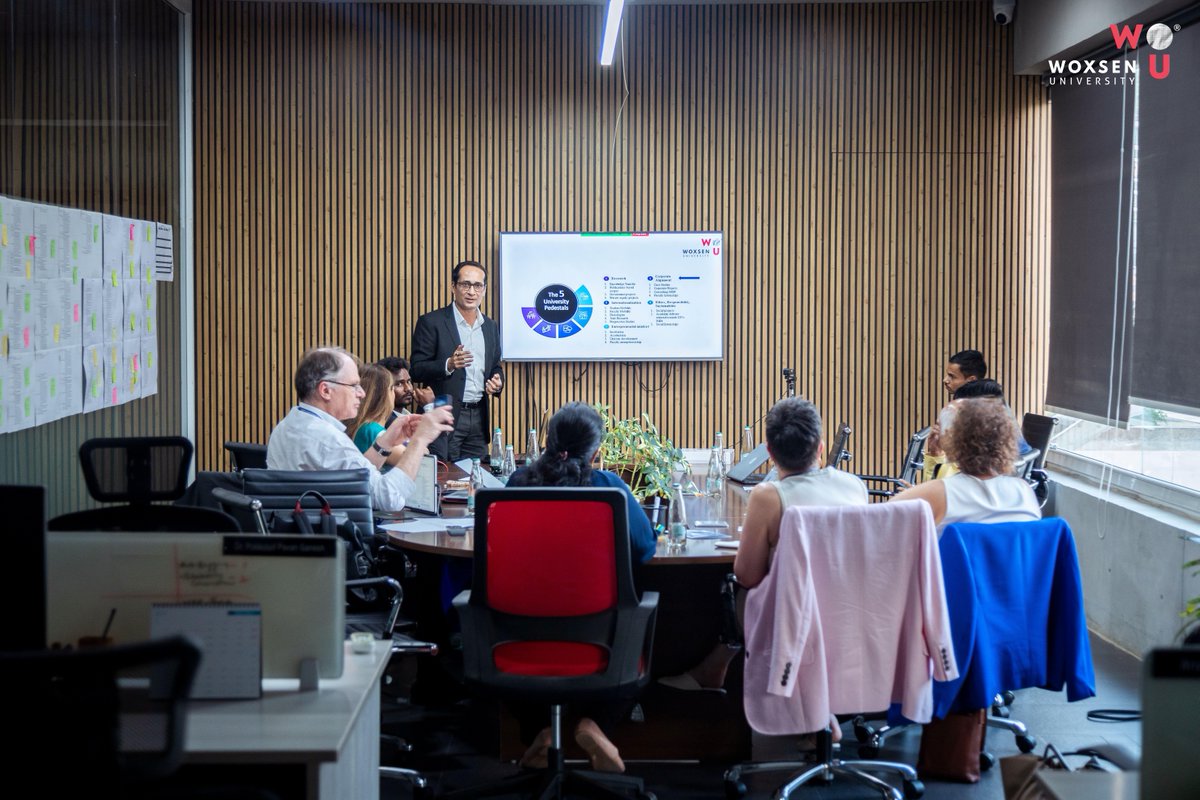 We had the pleasure of hosting the 2024 in-person meeting of the International Advisory Board, School of Business, Woxsen University
The IAB meeting provided a valuable platform for connection and collaboration. 

#woxsenuniversity #university #bschool #india #hyderabad