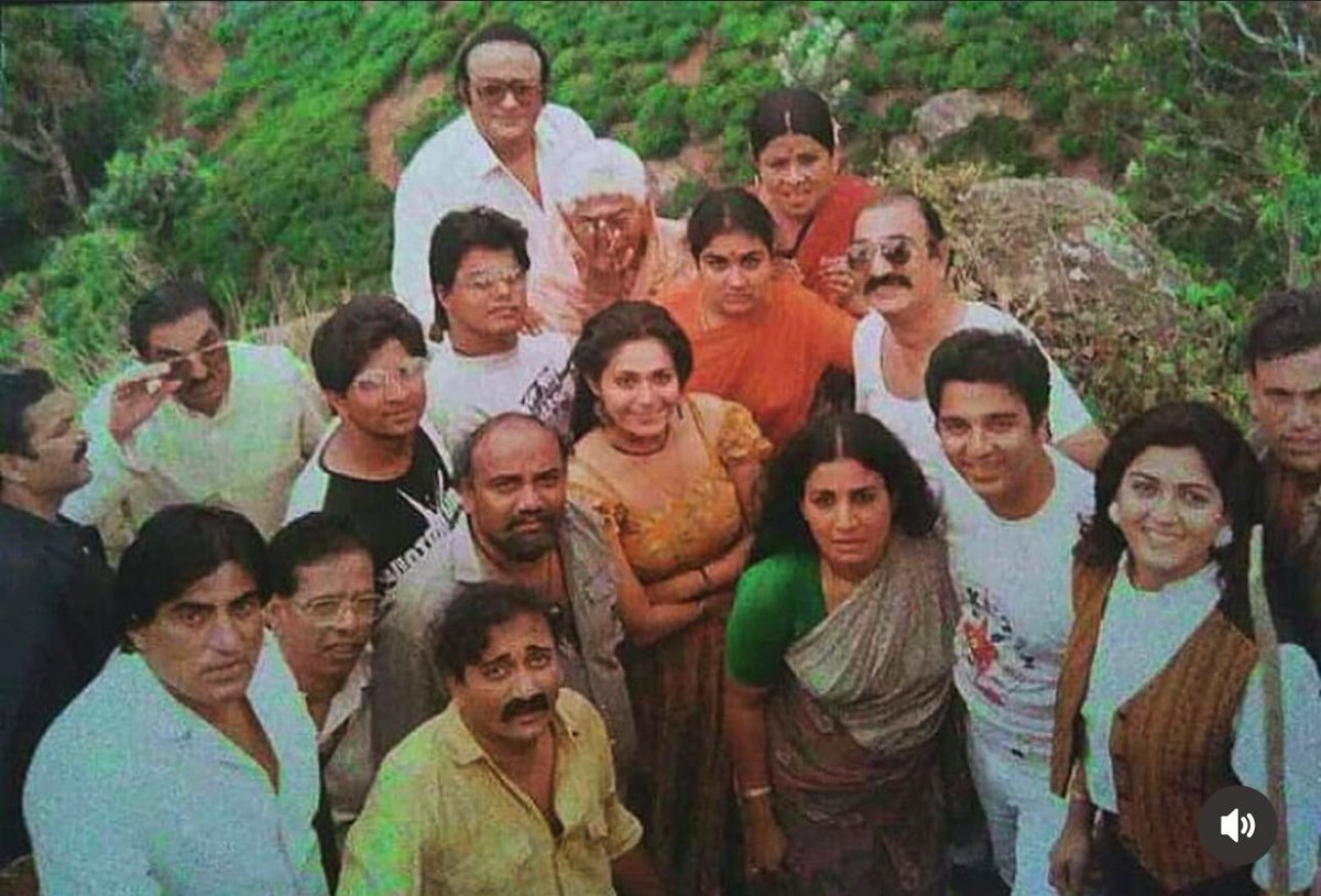 Memories made forever! With the most talented group of actors, few of them we have lost, but their legacy will stay with us forever. Outstanding #Oorvashi over shadowed all others. The master of his art, #UlaghaNayagan @ikamalhaasan, is at his best. A must watch for today's