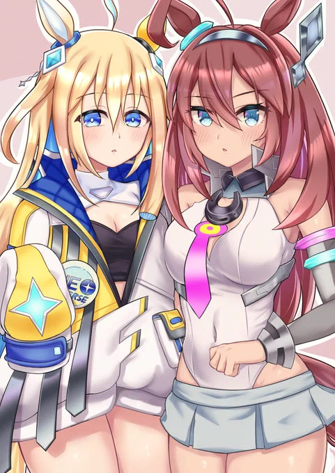 ユニボン宇宙コンビ好き#ウマ娘 #ミホノブルボン #ネオユニヴァース 