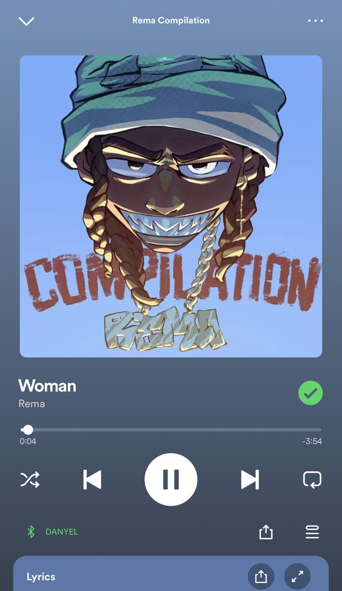 My favorite artist and my favorite song from them. Thread 

1.  Rema - Woman