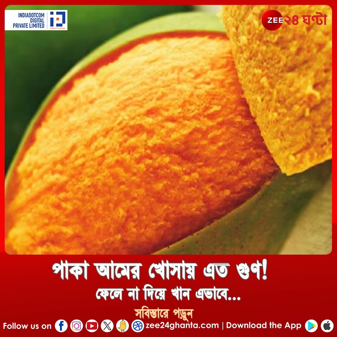 না জেনেই ফেলে দিচ্ছিলেন এতদিন... #mango #mangopeel #mangolove zeenews.india.com/bengali/web-st…