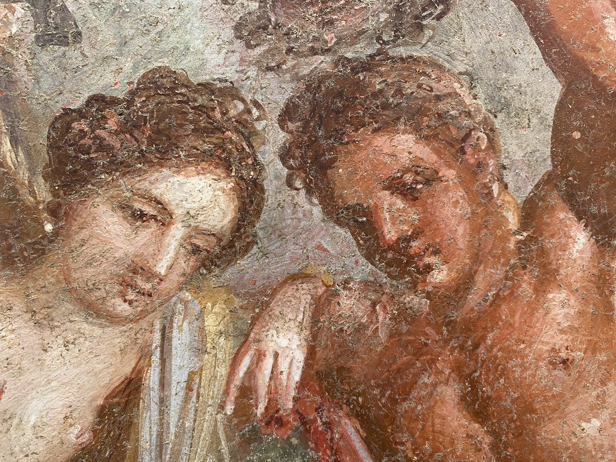 GZuchtriegel's tweet image. Some of the #frescoes discovered recently in #Pompeii, in the “House of the #Painters at work” … 

#archaeology #ancient #roman #history #painting #unesco #world #heritage