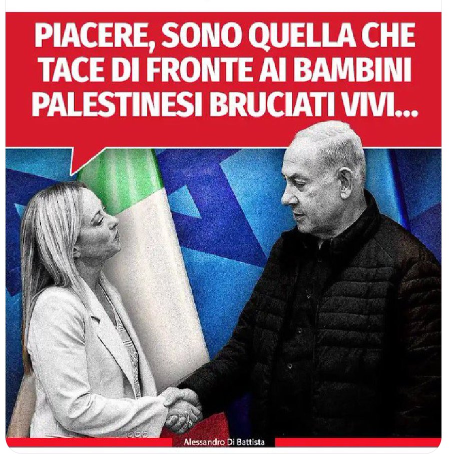 Si doveva difendere da De Luca ha dichiarato, nemmeno una parola per i bambini morti a Gaza, loro non si sono difesi...semplicemente sono morti....devi andartene a casa e anche da questo paese, sei e sarai la rovina dell'Italia