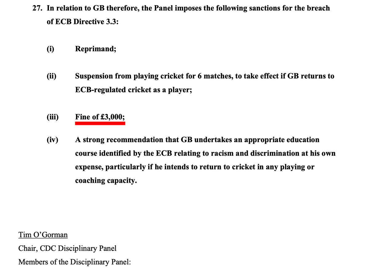 HalfordsRacism's tweet photo. Tim O'Gorman, @ECB_cricket Chair who led the disciplinary process into #racism at @YorkshireCCC is also General Counsel @Halfords_uk. I bet those fines sent home the message to those millionaire cricketers! @AzeemRafiq30 @Nadine_Writes @Cricket_Ali @GeorgeDobell1 @TrapezeBooks https://t.co/5abUQ709dR