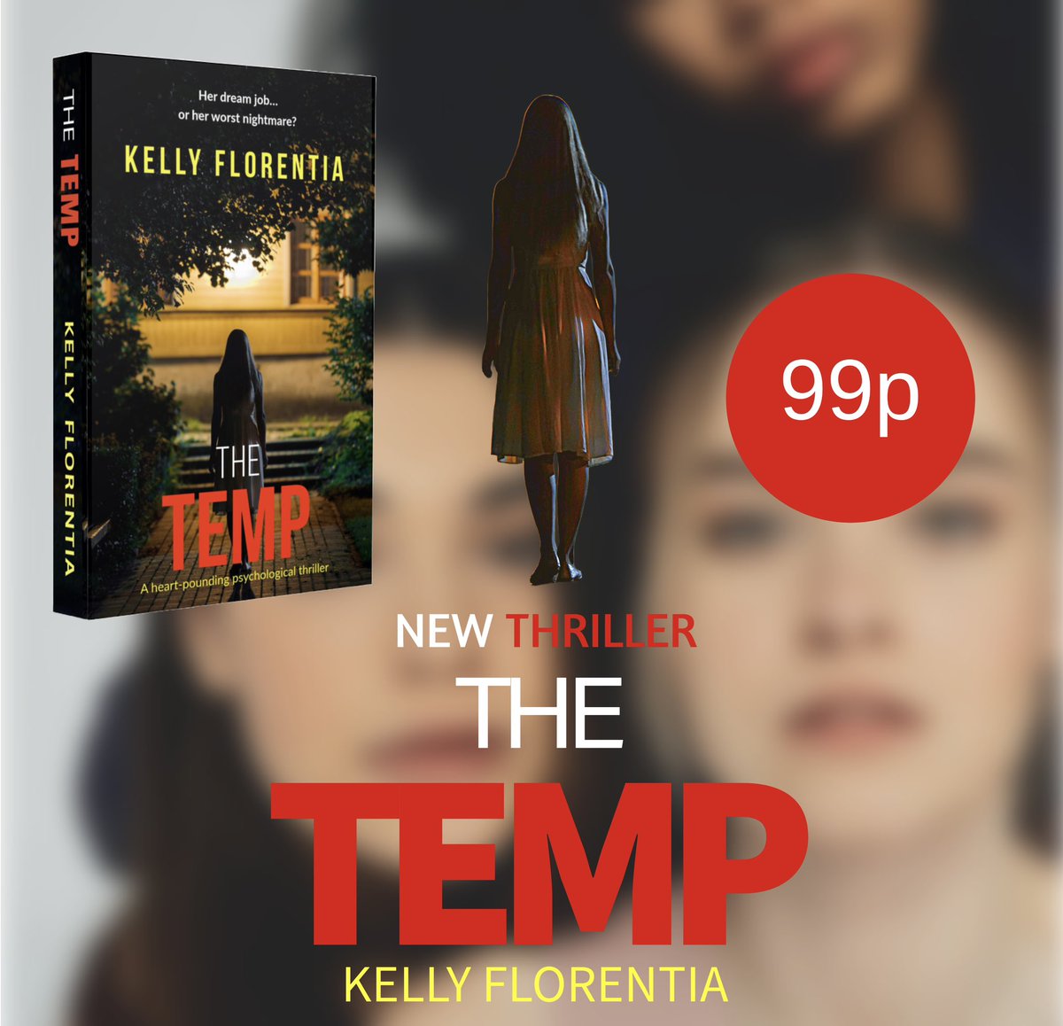 ✨99p NEW THRILLER✨ One night Two sisters One obsession One fatal attraction THE TEMP amzn.to/3JP7Wk9 A heart-pounding #PsychologicalThriller #thursdayvibes #tbr #bookchallenge #thrillerbooks