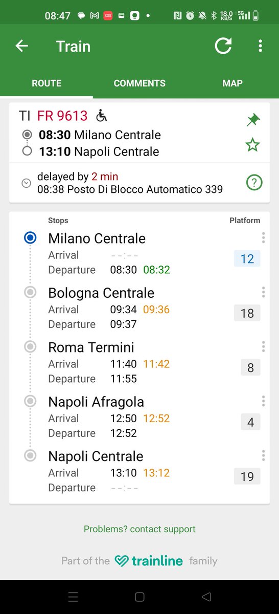cameliaboban's tweet image. Suggerimento a #TrenItalia @fsnews_it per il prossimo aggiornamento della sua app che porterebbe un buon rating: inserire il binario di partenza e di arrivo dei treni. Per non dover utilizzare in contemporanea anche l'app #traintimetable di @trainline_it. Così, un'idea.