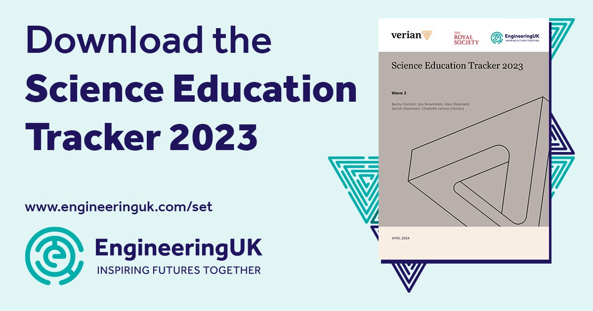 @_EngineeringUK & @royalsociety launch the Science Education Tracker revealing the importance of extra-curricular activities to boost young people’s interest in STEM. Only 43% had STEM extra-curricular activities in the previous year. Find out more: spkl.io/601644hNE