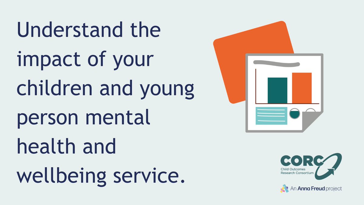 One of CORC's services is providing data and analysis reporting for organisations & services, to understand the impact of your #children and #youngperson #mentalhealth & #wellbeing support, and discover new insights. Further information here 👀 orlo.uk/AIm06