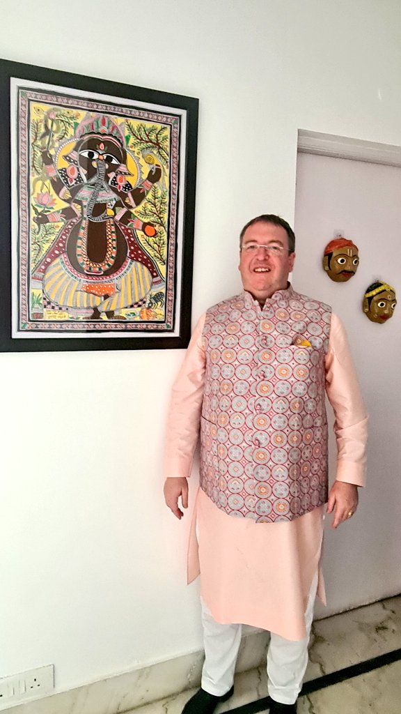 New look for today's announcement of our World Environment Day photo competition winners. First ever made to measure outfit from Medhavini Khaitan Menswear - think in this season I'll invest in some more