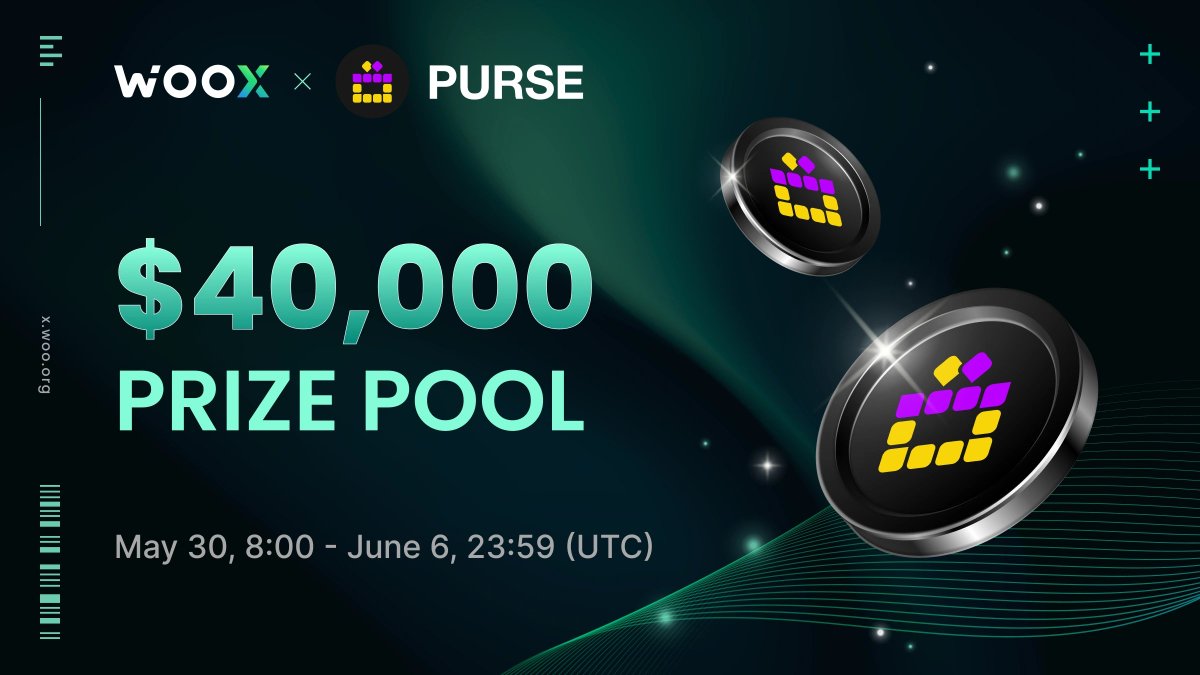 _WOO_X's tweet image. 📢 $PURSE is now available for trading on the WOO X spot market: x.woo.org/en/trade/PURSE…
🤑 Want more out of trading $PURSE? Grind for your share of a $40,000 $PURSE prize pool via 2 activities: (1/5)