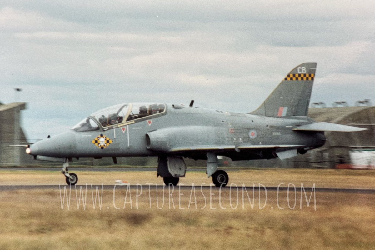 BAE Hawk, RAF Leuchars, early 1990s. #raf #hawk #aviation #avgeek #captureasecond #noordinaryjob