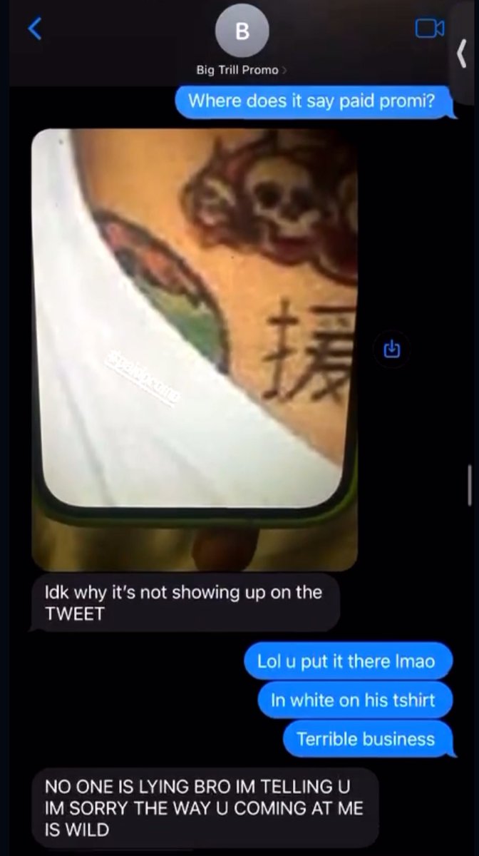 zachxbt's tweet photo. @lilpump @Habibi_Comm You still got paid partially for the scam by Sahil + hid paid promo in white on a white shirt https://t.co/Y7QqCcHB5D