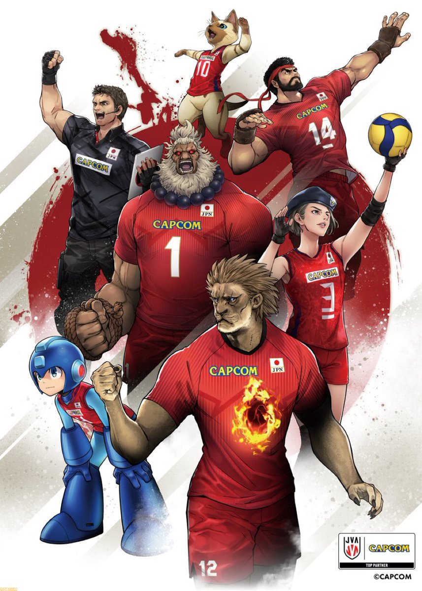 Justo ayer viendo el deporte (olvide que era, volleyball u otro) dije wow todos traen playeras que dicen Capcom ajajajajajaja pero este dibujo está increíble ajajajajajajaja