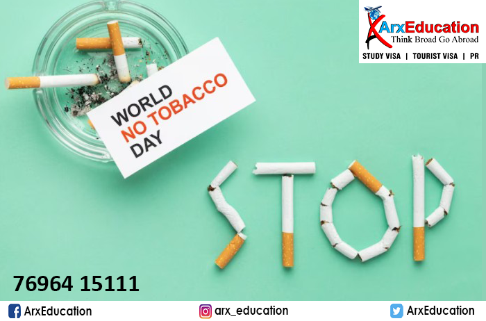 arxeducation's tweet photo. 😊World No Tabacco Day...😊
#arxeducation #abroadstudyadvisor #arxconsultants #arxchandigarh #Happiness #teamarxeducation #world #teamarxeducation #studyabroadconsultancy #chandigarh #mohali #sasnagar #visaconsultantsinchandigarh #studentvisacanada #canadavisa #canadapr https://t.co/P9MxewWHgu