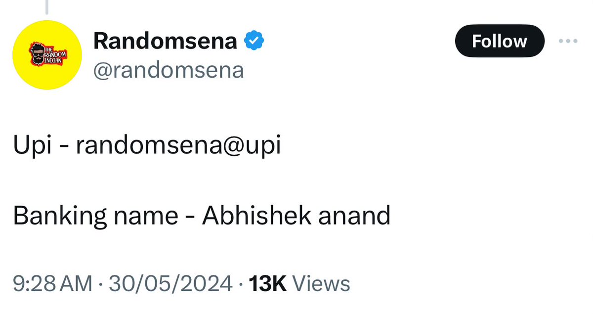 Phir Dharm ke naam pe bheekh maangne aa gaya @randomsena . Dharm ka thekedaar, bewakoof bana raha hai gareeb Andhbhakton ko. Taras aata hai unpe jo isko paisa dete hain.