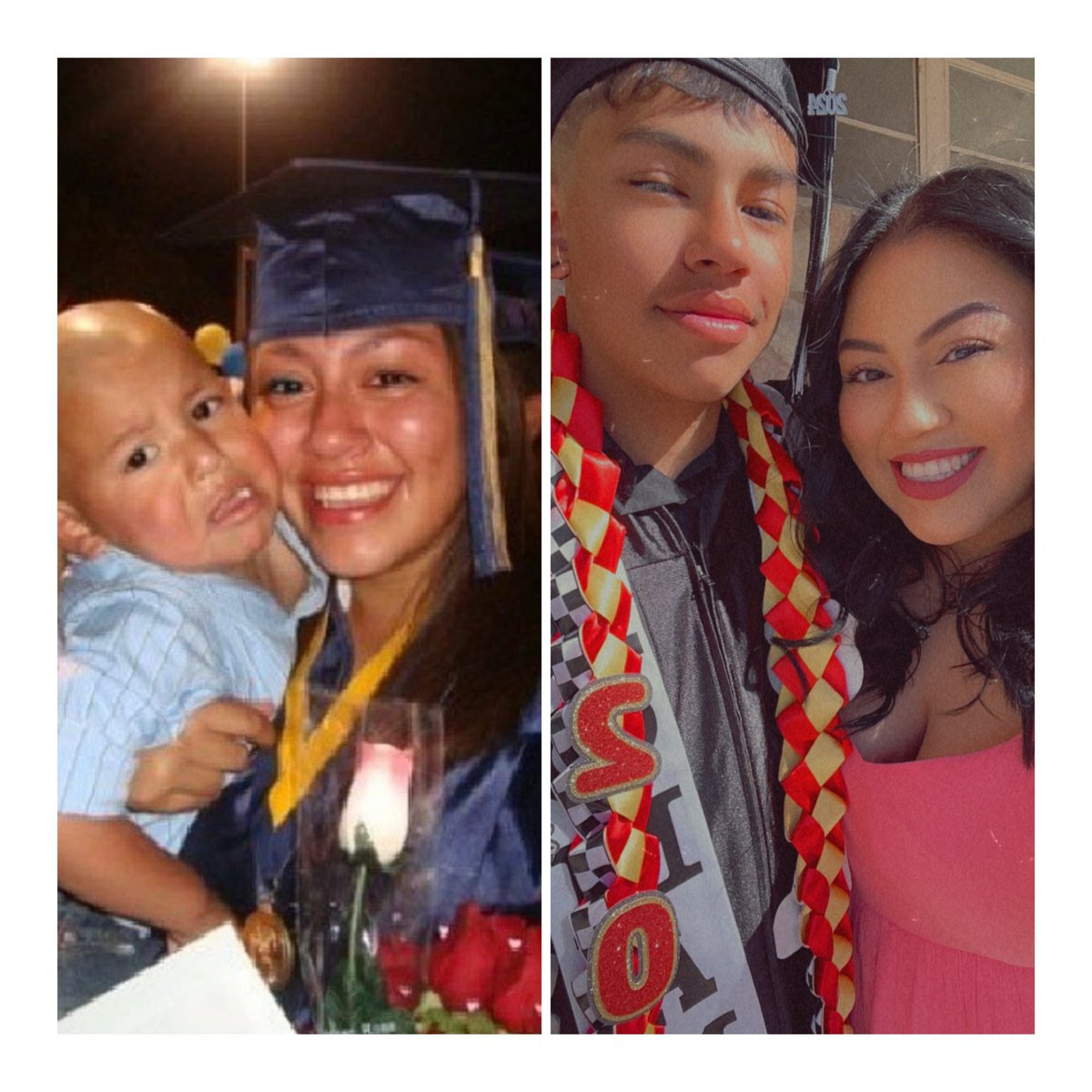 SineadRoman's tweet photo. So today I got to see my first born graduate! 15 years ago you got to be at my high school graduation and now gracias a dios I get to be at yours! I am so proud of you! You did it son! @JaqaiRoman https://t.co/xUFMiA6j31