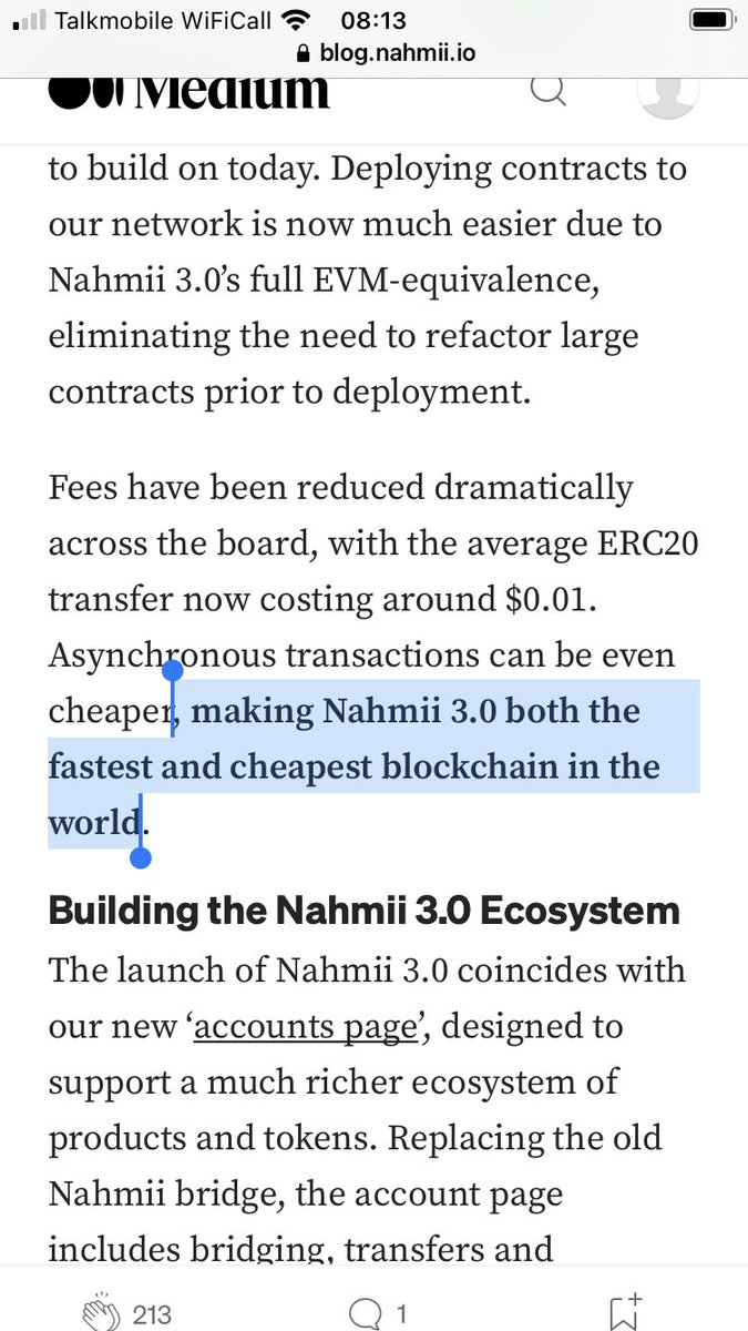 Smudgedann's tweet image. @Nahmii_io $Nii launched and on the move. Needs around 50x to reclaim its ATH blog.nahmii.io/nahmii-3-0-lau…