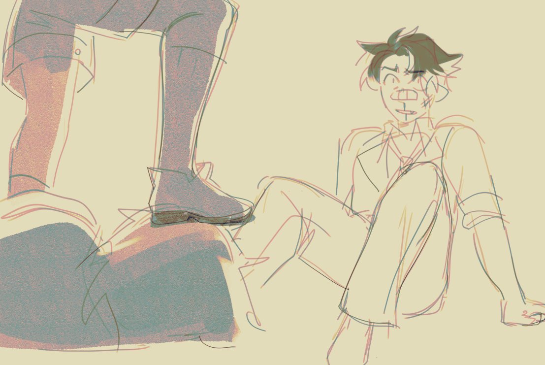 F0XGAMlNG's tweet photo. actually this is part of a wolfbros au where wriothesley and arlecchino were raised in the same (NORMAL. NOT CRIMINAL OR DEADLY) orphanage ...... and they dont need fake names so arle's back to peruere and wrio's dante!! https://t.co/nLghlNZ1KO