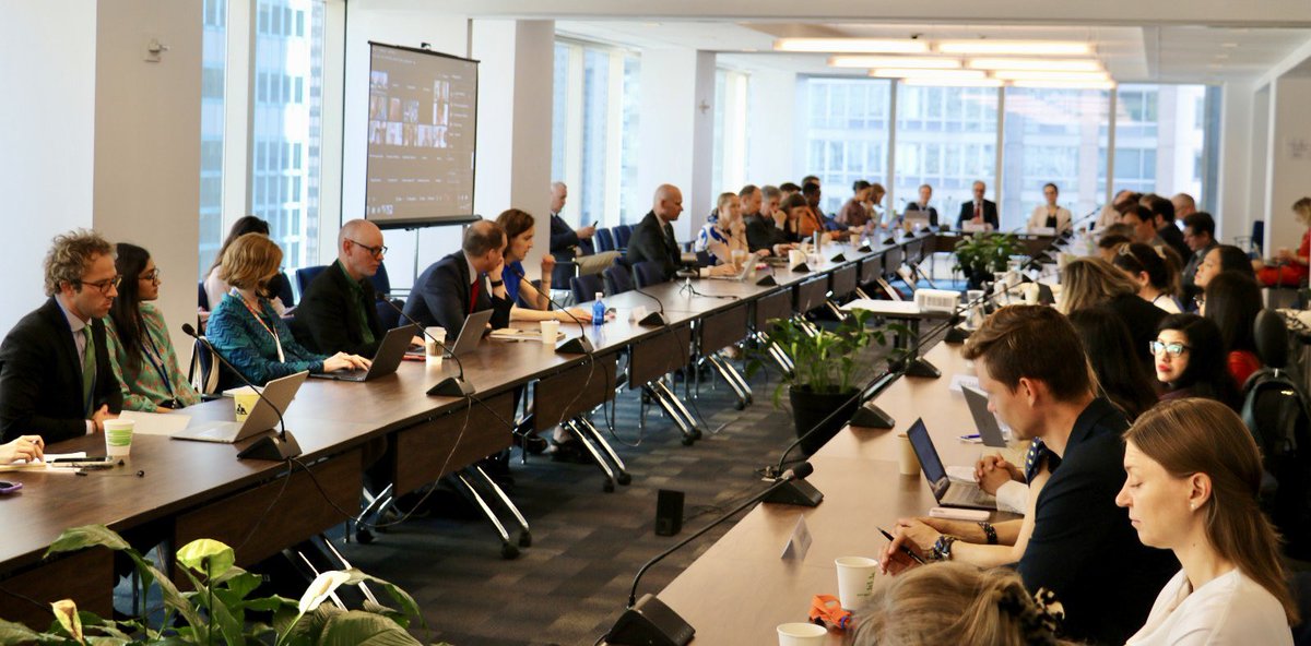 EUAmbUN's tweet photo. I welcomed over 120 representatives of civil society today at 🇪🇺 @EUatUN for a deep and substantive discussion on #OurCommonFuture. Grateful to all.

CSO voices in the 🇺🇳UN are crucial to achieve an action-oriented Pact for the Future &amp; to ensure its effective implementation. https://t.co/IVUtnvopuD