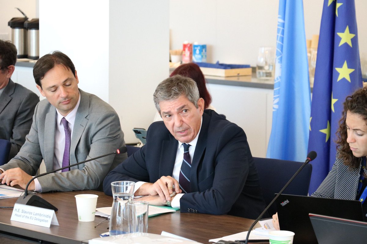 EUAmbUN's tweet photo. I welcomed over 120 representatives of civil society today at 🇪🇺 @EUatUN for a deep and substantive discussion on #OurCommonFuture. Grateful to all.

CSO voices in the 🇺🇳UN are crucial to achieve an action-oriented Pact for the Future &amp; to ensure its effective implementation. https://t.co/IVUtnvopuD