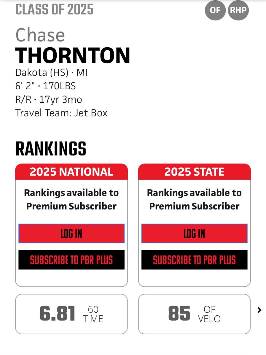 cthorn2020's tweet photo. I just want to thank @PrepBaseballMI and @CoachGoodwinA for having me this Wednesday for the showcase at University of Michigan! Here are some of my stats. Hopefully a good summer upcoming! @DakotaBaseball @coachplouffe @JetBoxBB18U https://t.co/RH0XKczrJY