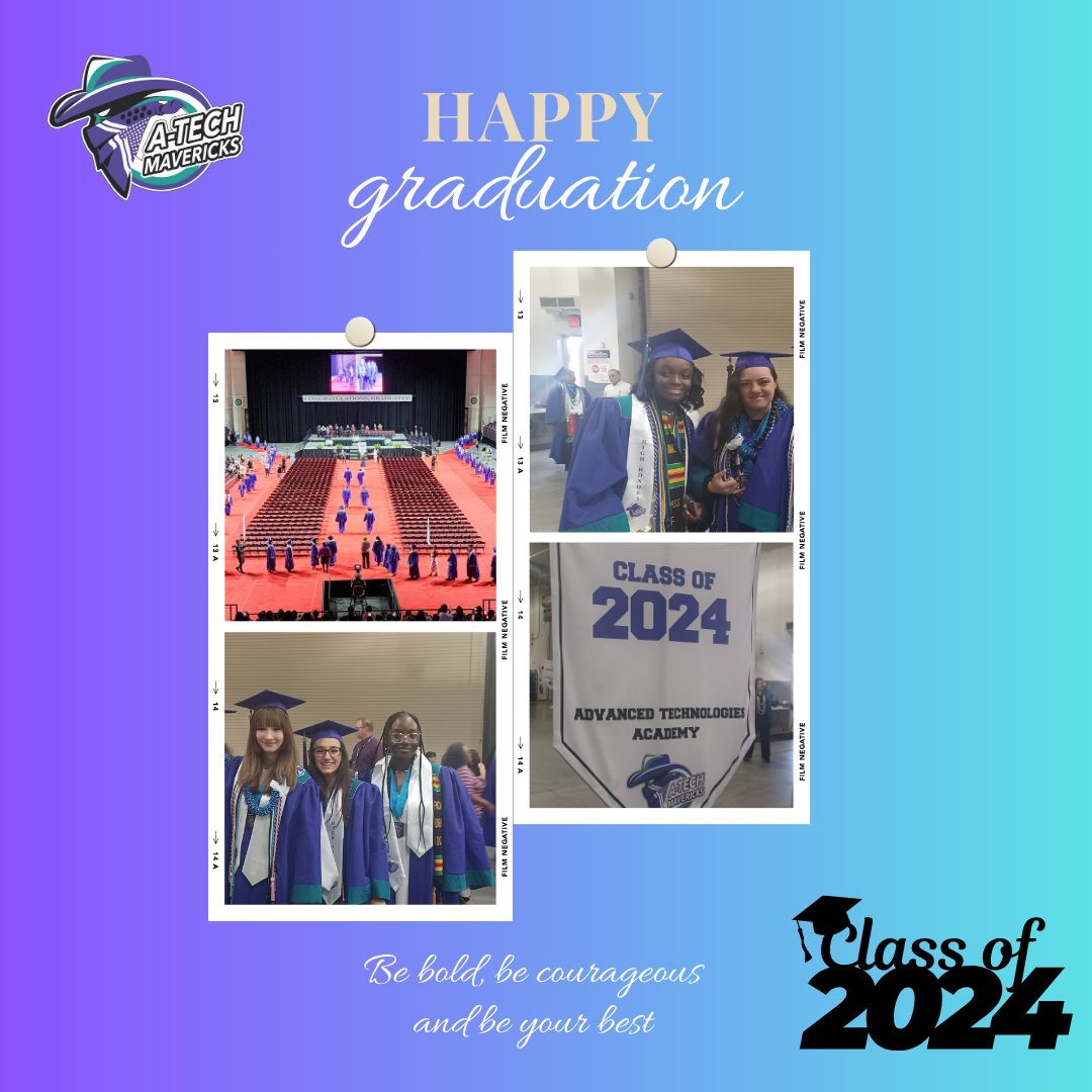 On May 21st, the Class of 2024 embarked on the next chapter of their lives. Congratulations! A-TECH is proud to call all of you alumni! #AlwaysAMaverick