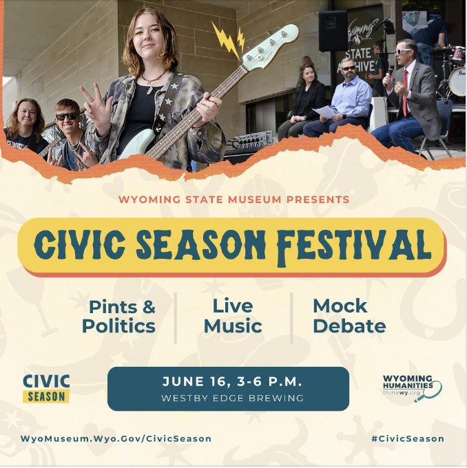 It's Civic Season! Kicking it off at 3pm Saturday in Cheyenne is the College of Law's Noah Jones. Join him for the coolest event of the summer. wyomuseum.wyo.gov/index.php/publ…
#thinkwy #thhinkwyo #uwyolaw #universityofwyoming #uwcollegeoflaw #CivicSeason