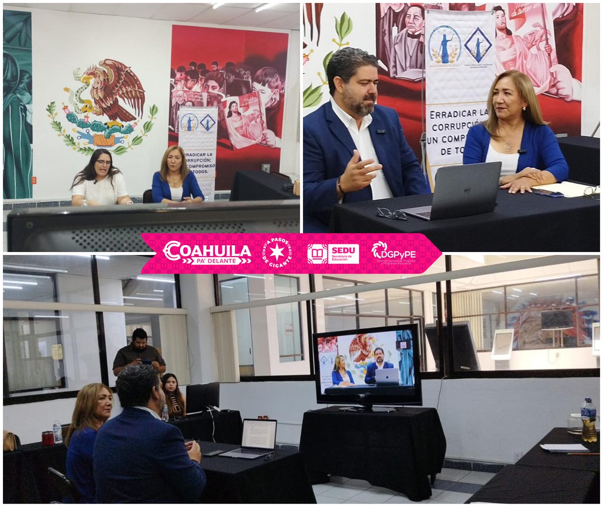 Estrategia MÁS (Medir, Aprender y Sensibilizar) pláticas virtuales a alumnos y alumnas de #primaria y #secundaria por personal de la Fiscalia Especializada en Delitos por Hechos de Corrupción tema: “Valores para ser Feliz “. <a href="/manolojim/">Manolo Jiménez Salinas</a> <a href="/GobDeCoahuila/">Gobierno de Coahuila</a> <a href="/SEducacionCoah/">Educación Coahuila</a>