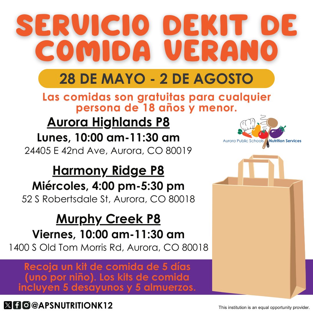 apsnutritionk12's tweet photo. Time for some โfin-tasticโ summer meals! ๐๐ We are offering on-site AND pickup meals! All children and teens 18 and under can eat with us this summer!
@aurorak12 #ATeam #auroraco #Auroracolorado #oneaurora #theAteam #excellenceinAPS #ArapahoeCO #Arapahoe #ArapahoeColorado https://t.co/YJlQtzbcsX