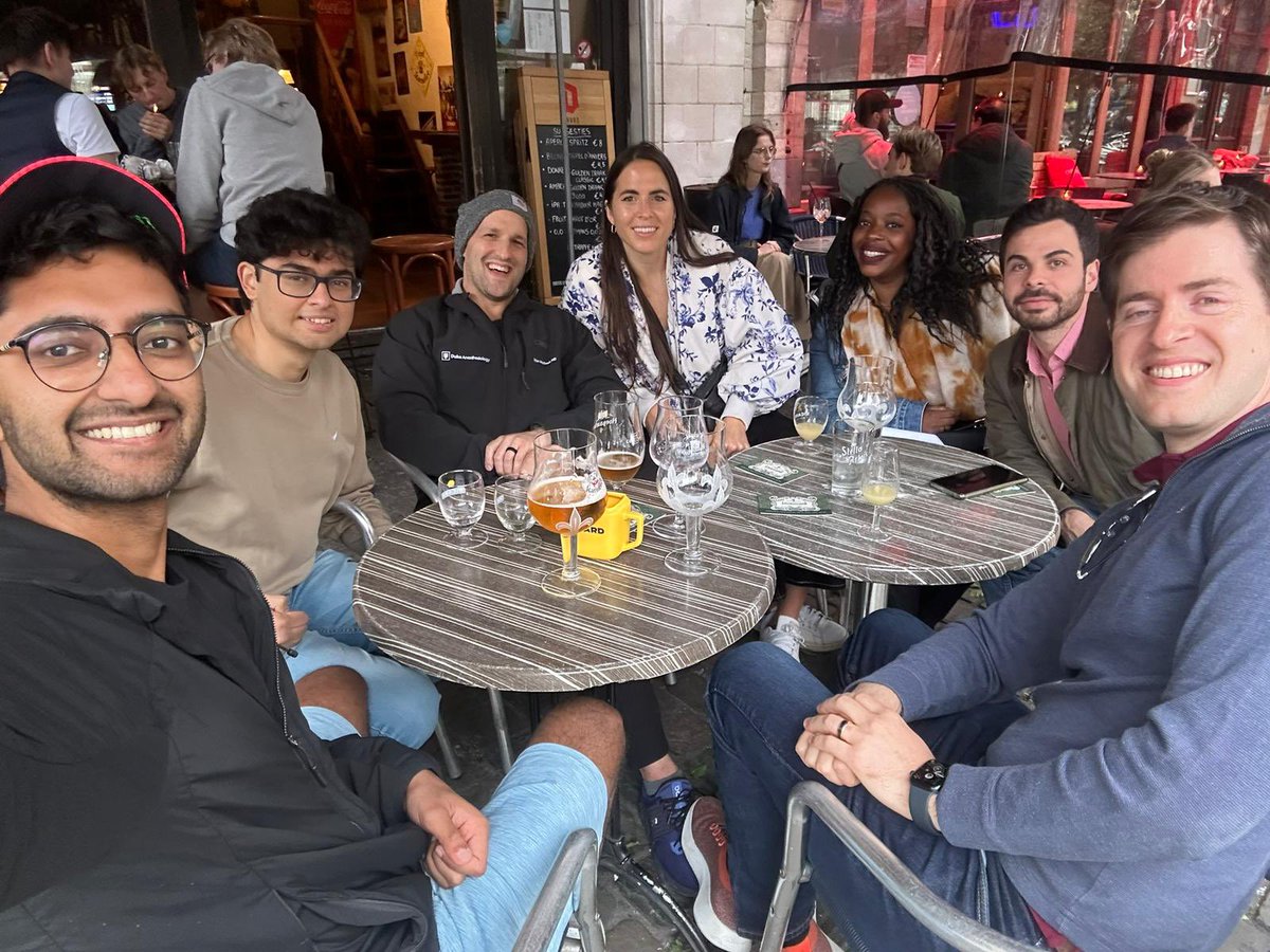 AmandaKumarMD's tweet image. It’s a big day for #DukeRAP @Duke_Anesthesia! Current fellows are having a blast in Belgium thanks to the incredible hospitality of @Steve_Coppens @DrBluesNYC @NYSORA. And back stateside, we are thrilled to match a brilliant class of 2025-26. Congratulations to all!