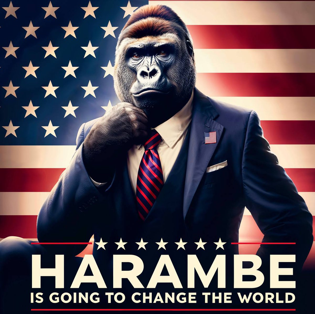 IamCazper's tweet photo. starting tomorrow ill be adding $1-1.5k worth of @harambeonsolana per week

Conviction hasn't changed

Redistribution to long term holders

SZN 2 - Make Harambe Great Again - Election Merch dropping this month

CEX Listings will follow. The growth of the community speaks for itself

Gorillions 🦍🦍