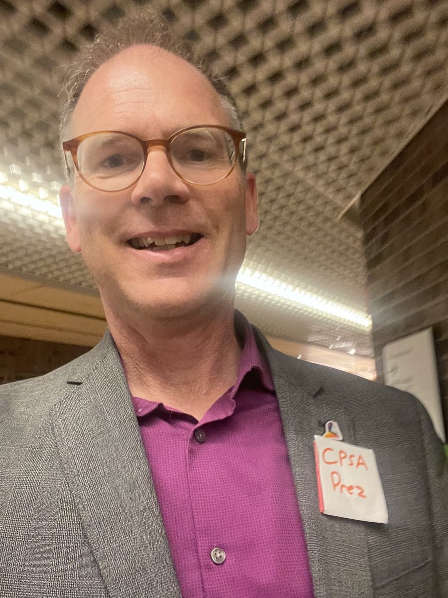 Jonathan Malloy (@jonathanmalloy) on Twitter photo I’m happy to be elected (by acclamation) as the 93rd president of the Canadian Political Science Association <a href="/cpsa_acsp/">🇨🇦 CPSA-ACSP 🇨🇦</a> (I made my own badge.) But im daunted to follow yesterday’s terrific presidential address by outgoing president
<a href="/JohnsonFuji/">Genevieve Fuji Johnson</a> I’m happy to be elected (by acclamation) as the 93rd president of the Canadian Political Science Association <a href="/cpsa_acsp/">🇨🇦 CPSA-ACSP 🇨🇦</a> (I made my own badge.) But im daunted to follow yesterday’s terrific presidential address by outgoing president
<a href="/JohnsonFuji/">Genevieve Fuji Johnson</a>