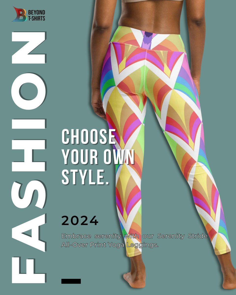 BeyondTshirtsUS's tweet photo. Embrace the wave of style with our Beyond T-Shirts’ Vibrant Vibes Leggings.  🌊🎨👖

#leggings #fitness #fashion #activewear #gymwear #gym #sportswear #workout #fitnesswear #yoga #hoodies #legging #yogapants #fitnessmotivation #sportsbra #shorts #tshirt #clothing #style https://t.co/kFm7ZPcID7