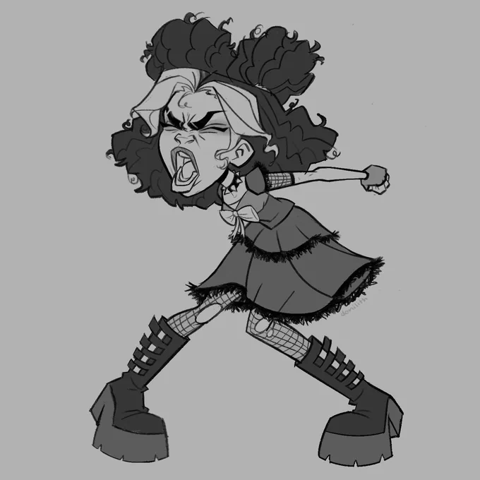 been locking back in on my  the musical project recently so here are some doodles (last one is from like a year ago maybe?) 