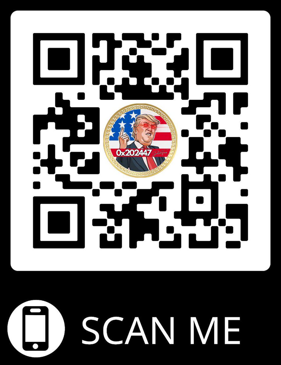 Lucybellair0101's tweet photo. @Utherverse @Brian_Shuster @TheUthers We now have a qr code that links to our toadswap referral. Share it everywhere! 

SCAN ME 🔥💯

$TRUMP 

#TRUMP2024 #0x202447 $TRUMP #MAGA #MTPA #coinbasesupport MakeTrumpPresidentAgain #AMERICAFIRST

We are taking over the universe 🔥🔥🔥🔥🔥🔥🔥🔥🔥🔥🔥🔥🔥🔥🔥🔥🔥🔥🚀🚀🚀🌎🌎 https://t.co/W1ymlR6BP5